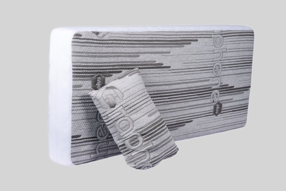 Chránič matrace Graphene 90x200x20 cm, šedo-bílý