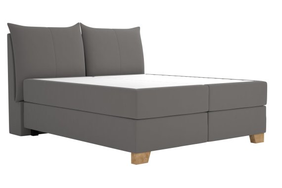 Boxspring Brisa v rozměru 180x200 cm, v potahu Trend 15 Grey, bez topperu