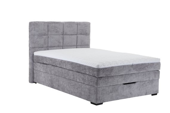 Boxspring Foxy v rozměru 140x200 cm, v látce Astra 18 Ash