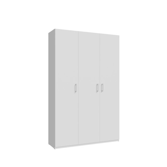 Šatní skříň Nook 134x211x42 cm, bílá