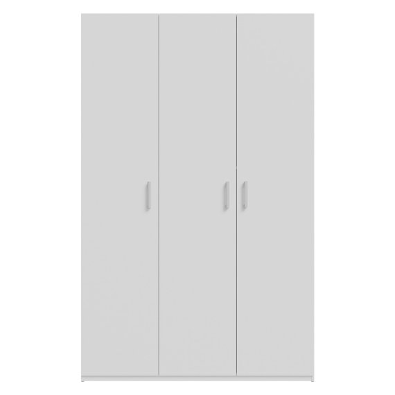 Šatní skříň Nook 134x211x42 cm, bílá