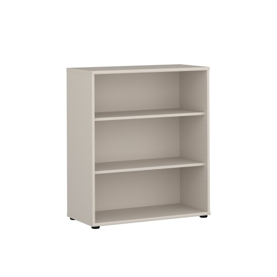Knihovna Tempra 74x86x35 cm, bílá sand