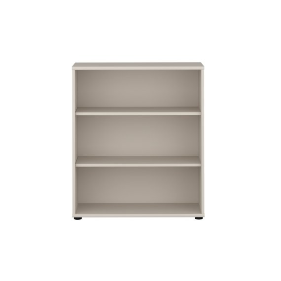 Knihovna Tempra 74x86x35 cm, bílá sand