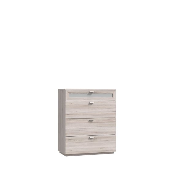 Komoda Nexsus se šuplíky 80x99x40 cm, bělený dub