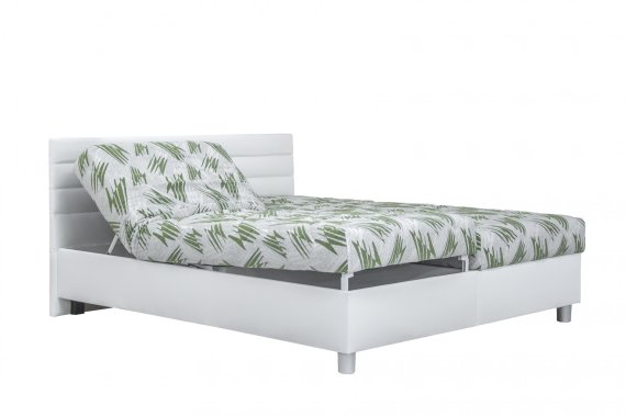 Dvoulůžko Spa v rozměru 180x200 cm, v potahu Loft 1 a Farad 45, ukázka polohování 