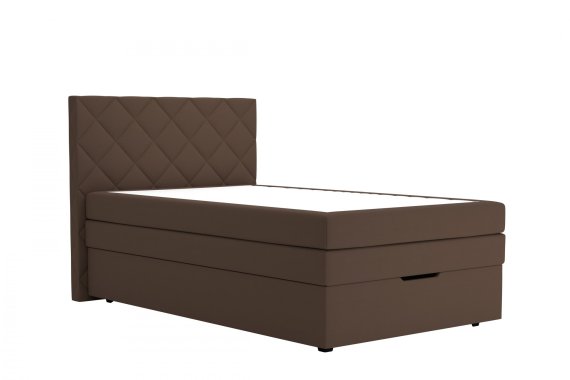 Boxspring Atika v rozměru 120x200 cm, v potahu Enjoy 4 Brown