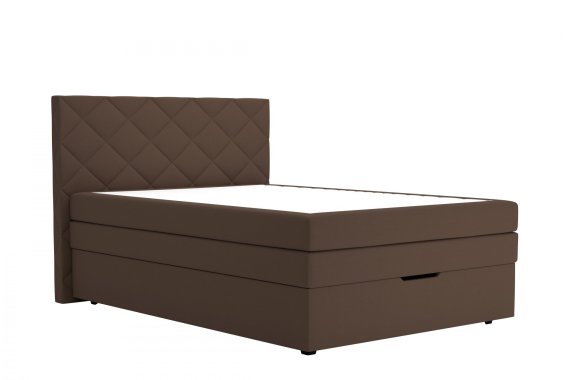 Boxspring Atika v rozměru 140x200 cm, v potahu Enjoy 4 Brown