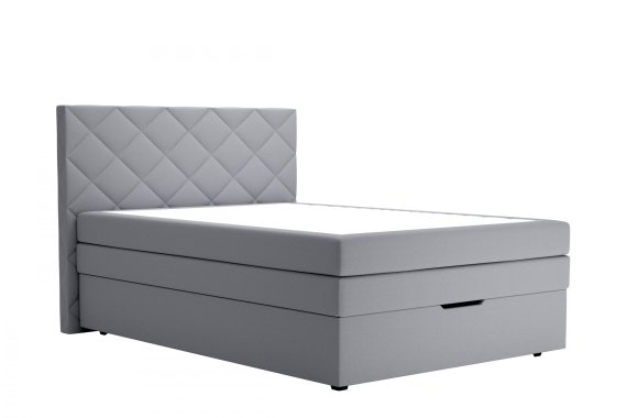Boxspring Atika v rozměru 140x200 cm, v potahu Enjoy 21 Grey