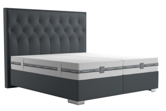 Boxspring Padmé v rozměru 180x200 cm, v potahu Trinity 15, bez topperu