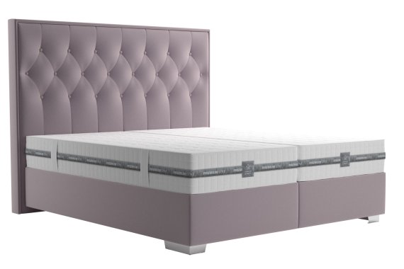 Boxspring Padmé v rozměru 180x200 cm, v potahu Jasmine 62, bez topperu