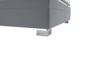 Dvoulůžko Kerstin v rozměru 180x200 cm, v potahu Riviera 80, podnoží