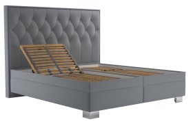 Dvoulůžko Kerstin v rozměru 180x200 cm, v potahu Riviera 80, polohování hlavy