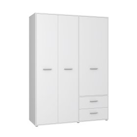 Skříň Mokar se šuplíky, bílá