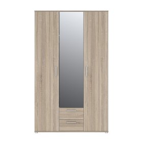 Skříň Nant se šuplíky a zrcadlem, dub sonoma