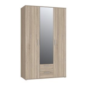 Skříň Nant se šuplíky a zrcadlem, dub sonoma