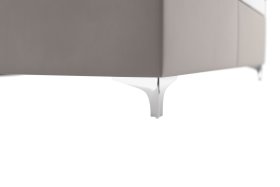 Boxspring Domino v rozměru 180x200 cm, v potahu Tiffany 1 Cream, podnoží