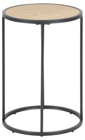 Stolek Senito, černá a dub