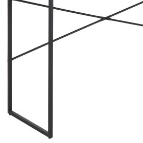 Psací stůl Senito se šuplíkem, černá a dub, detail