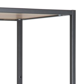 Knihovna Senito, černá a dub, detail