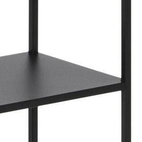 Knihovna Nemi, černá, detail