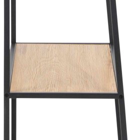 Knihovna Senito, černá a dub, detail