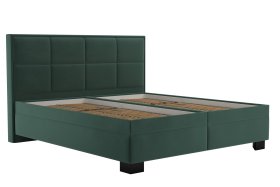 Dvoulůžko Ela v rozměru 180x200 cm, v potahu Tiffany 10 DK Green, bez matrací