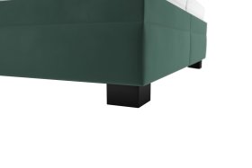 Dvoulůžko Ela v rozměru 180x200 cm, v potahu Tiffany 10 DK Green, podnoží