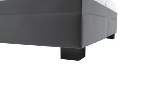 Dvoulůžko Ela v rozměru 180x200 cm, v potahu Tiffany 18 Anthracite, podnoží