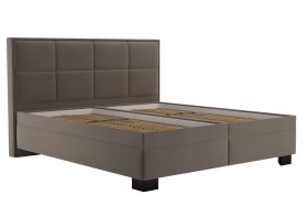 Dvoulůžko Ela v rozměru 180x200 cm, v potahu Tiffany 29 Taupe, bez matrací