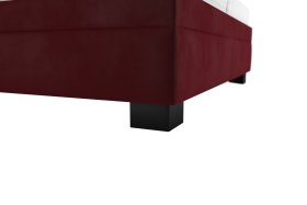 Dvoulůžko Ela v rozměru 180x200 cm, v potahu Tiffany 32 Chianti, podnoží