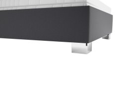 Jednolůžko Kelly v rozměru 140x200 cm, v potahu Loft Grey, podnoží