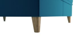 Bella v rozměru 180x200 cm, v potahu Tiffany 11 Blue, podnoží