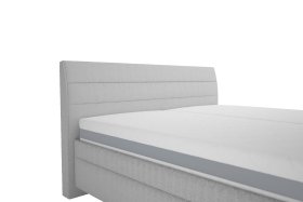 Dvoulůžko Verona v rozměru 180x200 cm, v potahu Perfect Harmony 82, detail čela