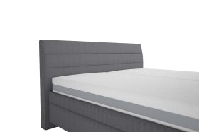 Dvoulůžko Verona v rozměru 180x200 cm, v potahu Perfect Harmony 90, detail čela