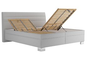 Dvoulůžko Verona v rozměru 180x200 cm, v potahu Perfect Harmony 82, ukázka polohování 