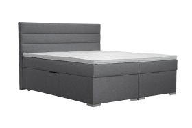 Boxspring Bolero v rozměru 160x200 cm, v potahu Malmö New 95, s topperem