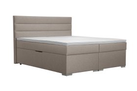 Boxspring Bolero v rozměru 180x200 cm, v potahu Malmö New 8, s topperem