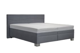 Dvoulůžko Windsor v rozměru 200x200 cm, v potahu Amore 32, s matracemi