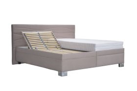 Dvoulůžko Windsor v rozměru 200x200 cm, v potahu Amore 25, polohování hlavy