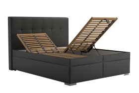 Dvoulůžko Trend v rozměru 160x200 cm, v potahu Tobago 17 Anthracite, polohování