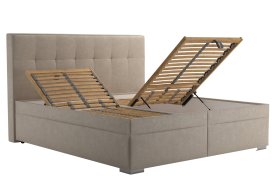 Dvoulůžko Trend v rozměru 180x200 cm, v potahu Tobago 16 Silver, polohování