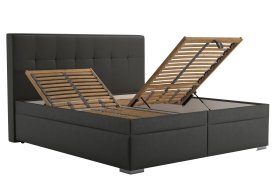 Dvoulůžko Trend v rozměru 180x200 cm, v potahu Tobago 17 Anthracite, polohování