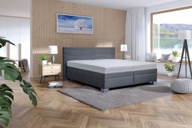 Dvoulůžko Windsor v rozměru 180x200 cm, v potahu Amore 32, interiér