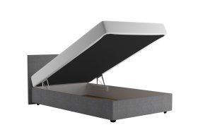 Jednolůžko Rodney v rozměru 120x200 cm, v potahu Malmö New 90, úložný prostor