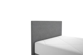 Jednolůžko Rodney v rozměru 90x200 cm, v potahu Malmö New 90, detail čela