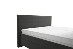 Dvoulůžko Grand v rozměru 160x200 cm, v potahu Matrix 19, detail čela