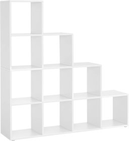 Knihovna Kalin 130x29x130, bílá
