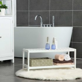 Botník Lido 70x26x33, bílý, interiér