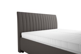 Dvoulůžko Lilibet v rozměru 160x200 cm, v potahu Trinity 8, detail čela