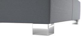 Dvoulůžko Lilibet v rozměru 160x200 cm, v potahu Trinity 14, podnoží